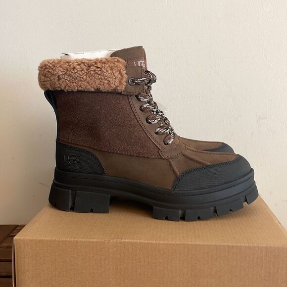 UGG Ashton Addie Boots Dark Earth USA Women Size 6.5/UK 4.5/EU 37.5 - Picture 6 of 13